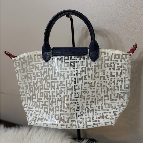 LONGCHAMP LE PLIAGE COLLECTION PVC/LEATHER HAND/SHOULDER - Picture 12 of 13